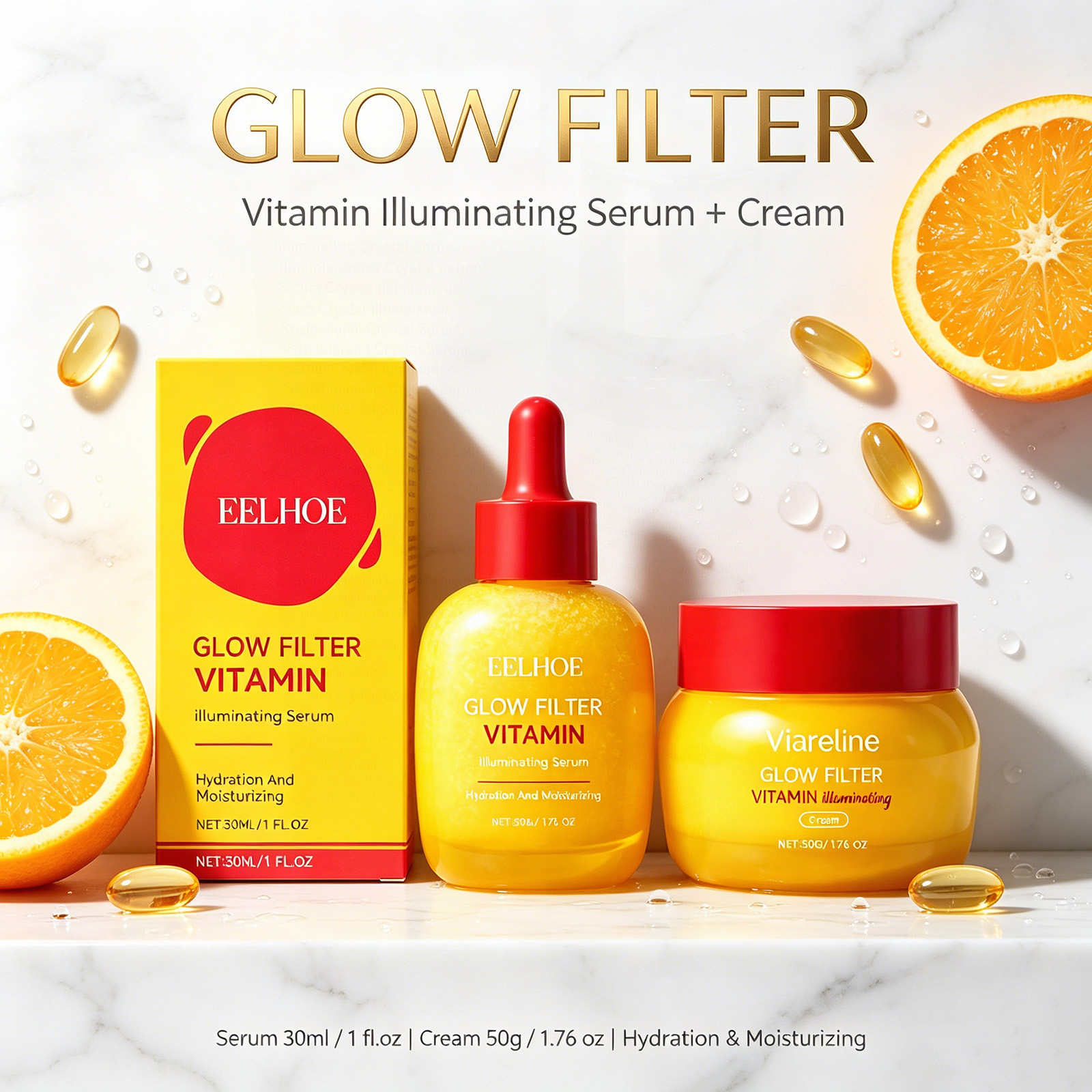 Peptide Complex Serum - Korean Skincare Glow Filter Vitamin C-Peptide