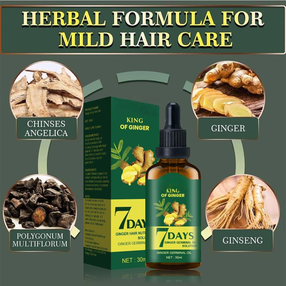 Hair Growth Oil Ginger Biotin  - Epidermal Growth Factor review and price