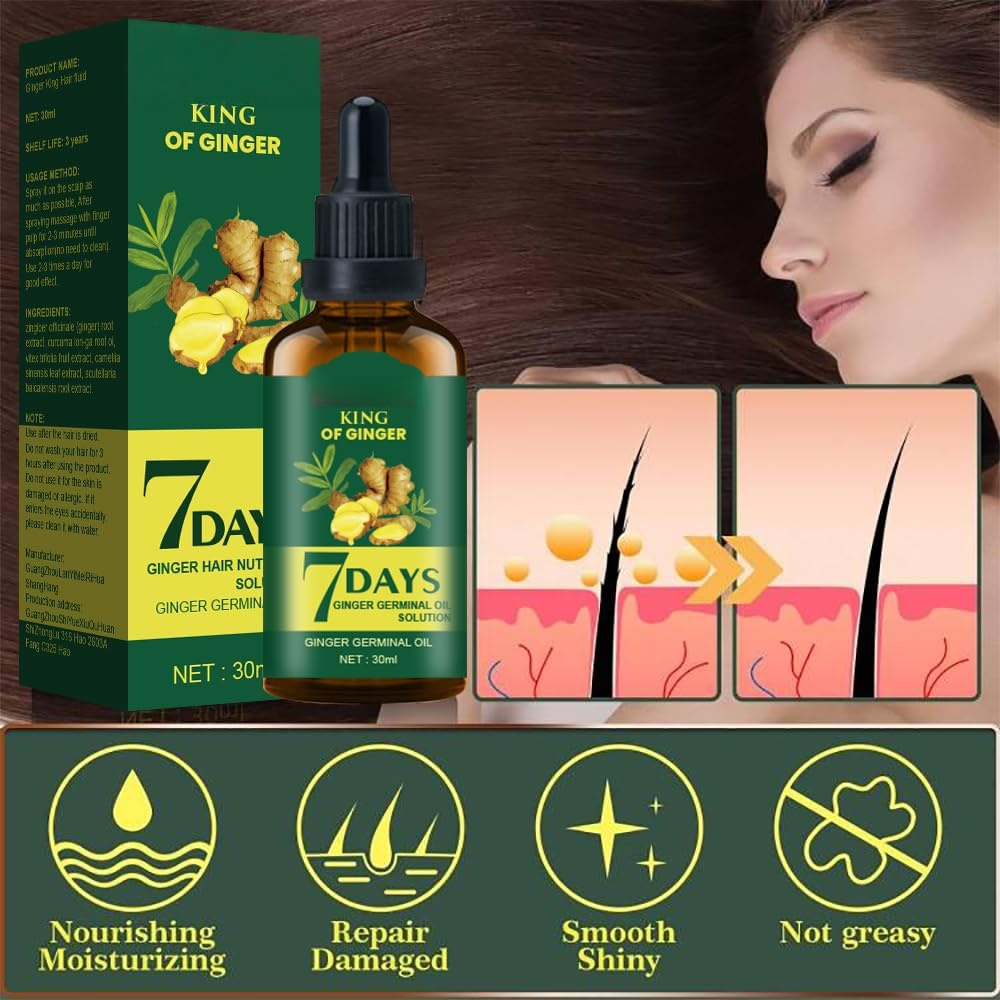 Hair Growth Oil Ginger Biotin  - Epidermal Growth Factor review and price