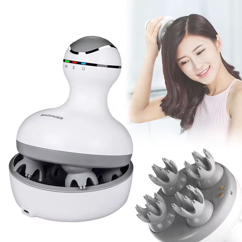 Cordless Scalp Massager with 4 - Epidermal Growth Factor review and price