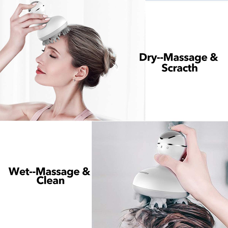 Cordless Scalp Massager with 4 - Epidermal Growth Factor review and price