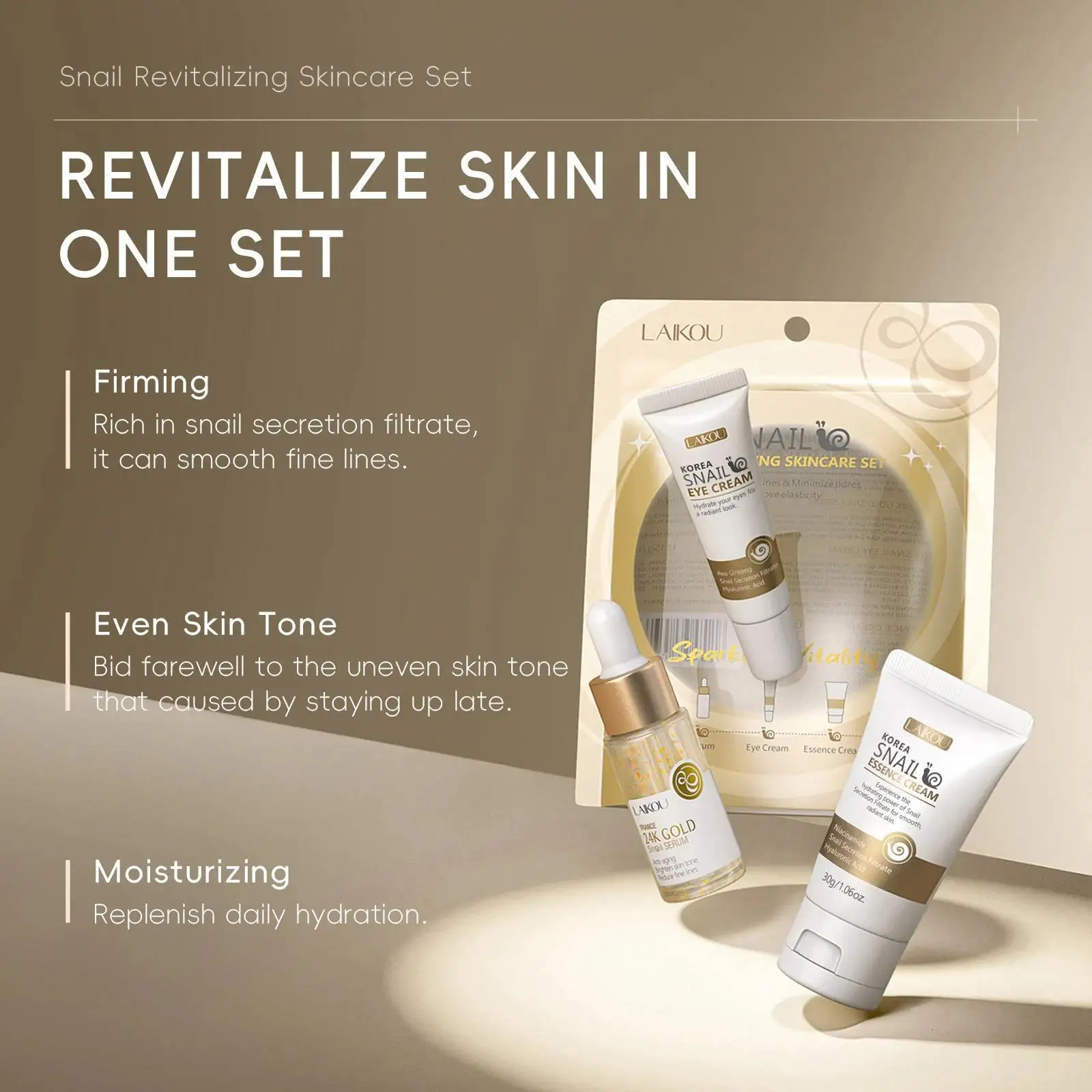 24K Gold Snail Repair Serum Ey - Luxury Skincare Cream review and price