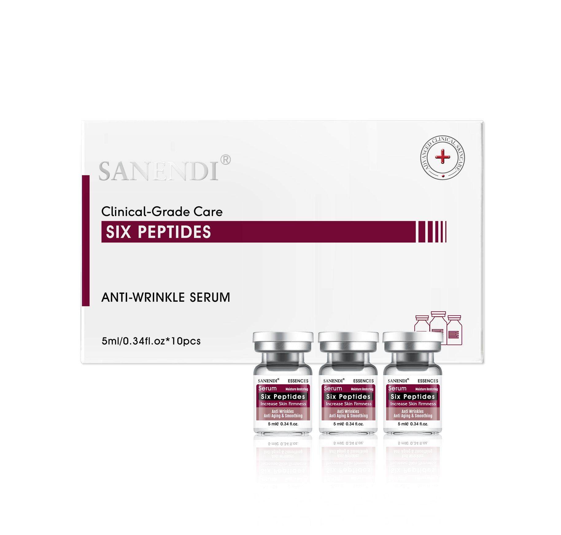 10pcs/Box Six Peptide Ampoule  - Epidermal Growth Factor review and price