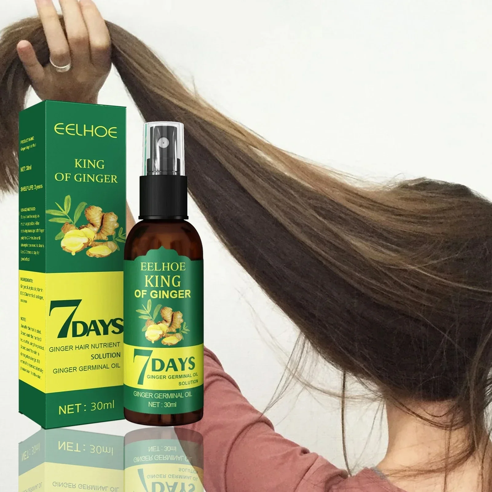 2024 Ginger Hair Growth Serum  - Epidermal Growth Factor review and price