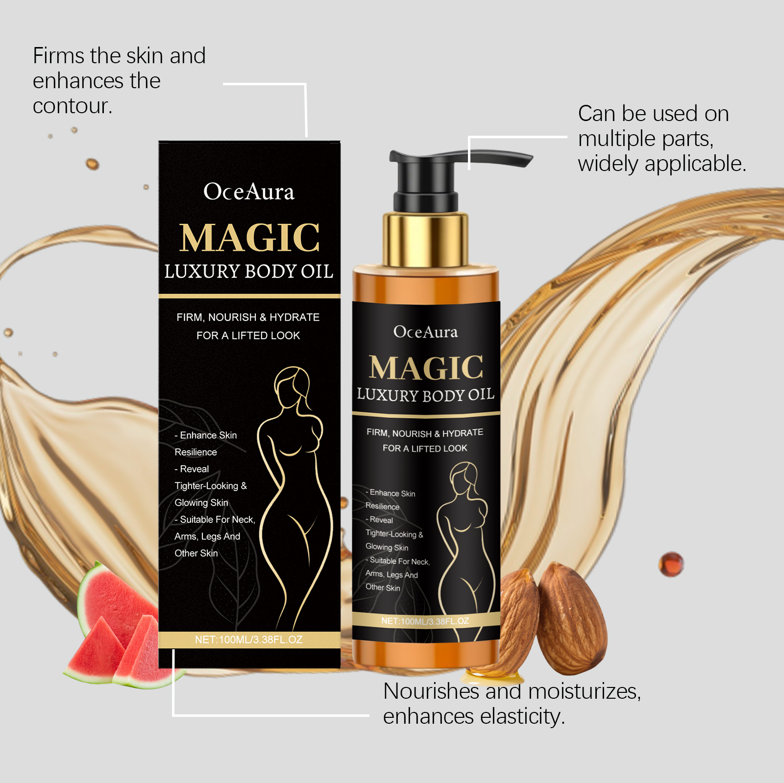 Luxury  Firming Body Oil Lifti - Luxury Skincare Moisturizer review and price