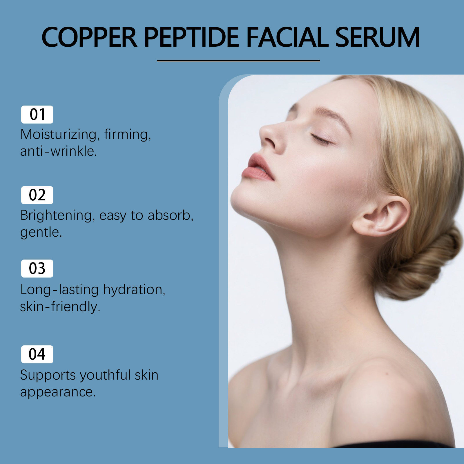 HOYGI Blue Copper Peptide Face - Peptide Complex Serum review and price